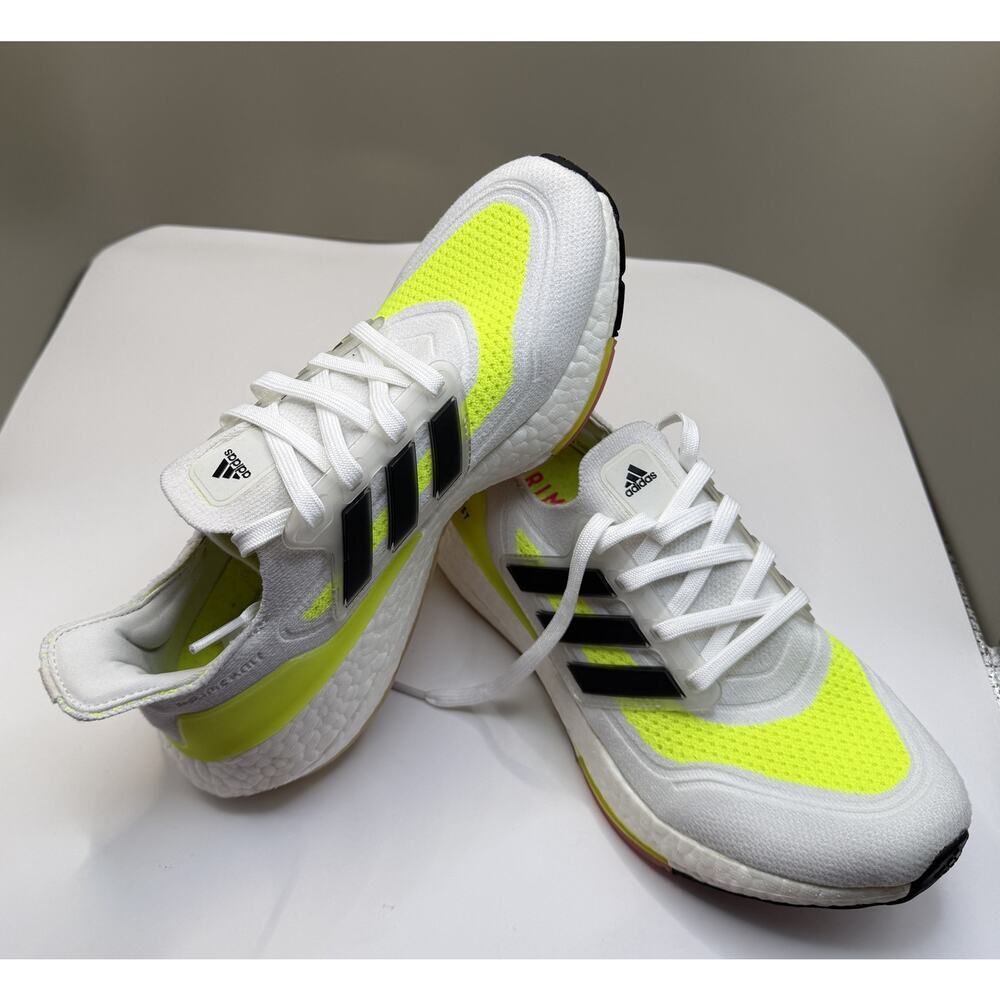 Adidas Womens Ultraboost 21 Solar Yellow US Size 7 1/2 FY0401 - Picture 12 of 14